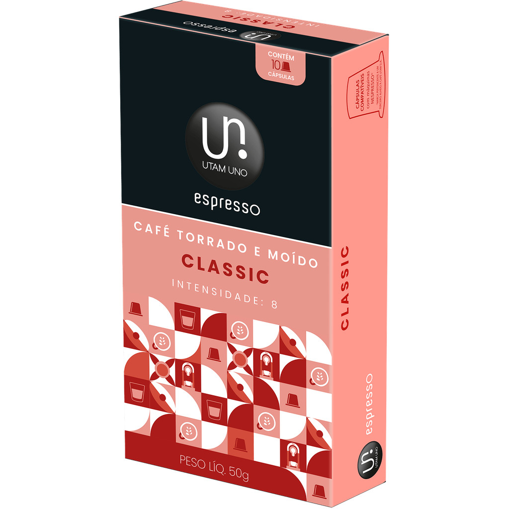 Utam Uno Espresso Classic 10 cápsulas - Compatíveis Nespresso®*