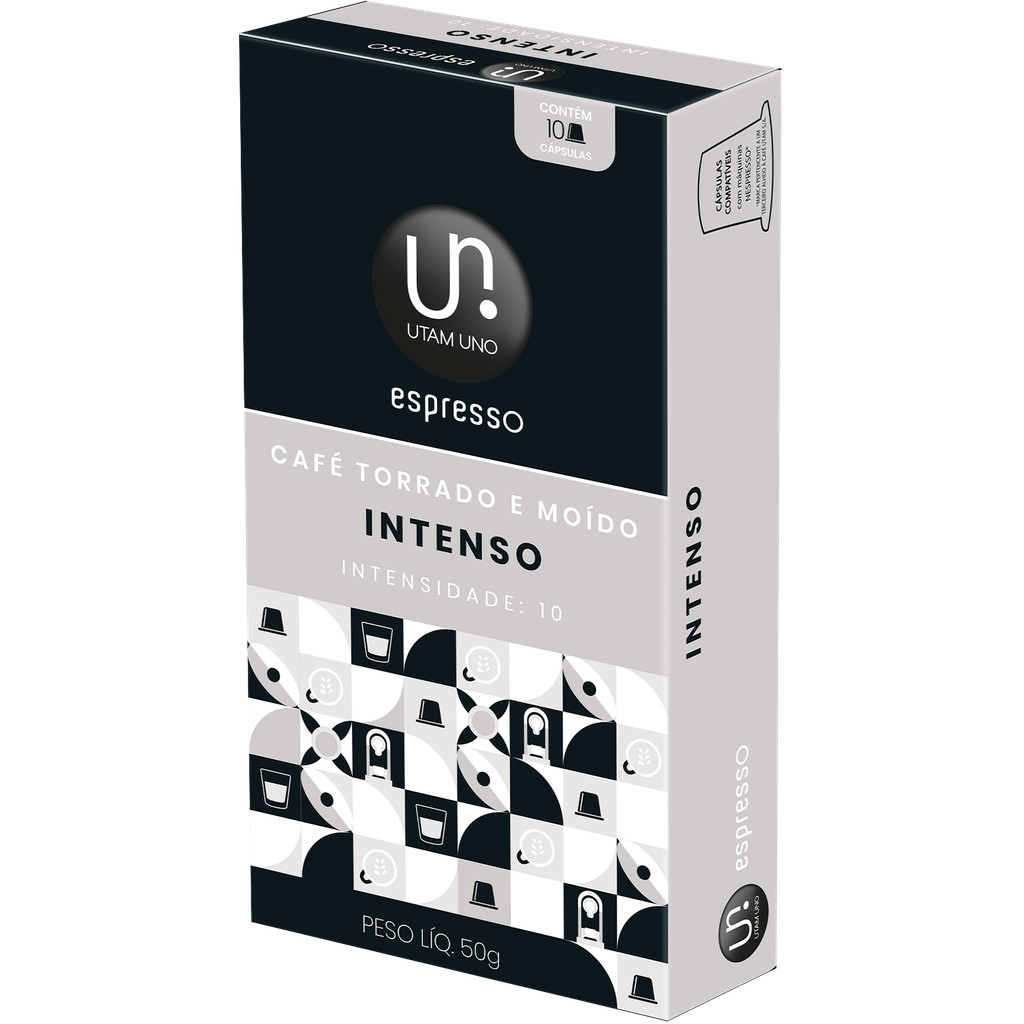 Utam Uno Espresso Intenso 10 cápsulas - Compatíveis Nespresso®*