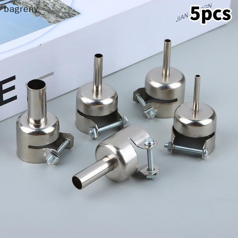 [bagreny] 5 Pçs/Set 858D Universal Hot Air Station Bicos Redondos Solda Ferramenta De Soldagem Para Ar Quente Estação De