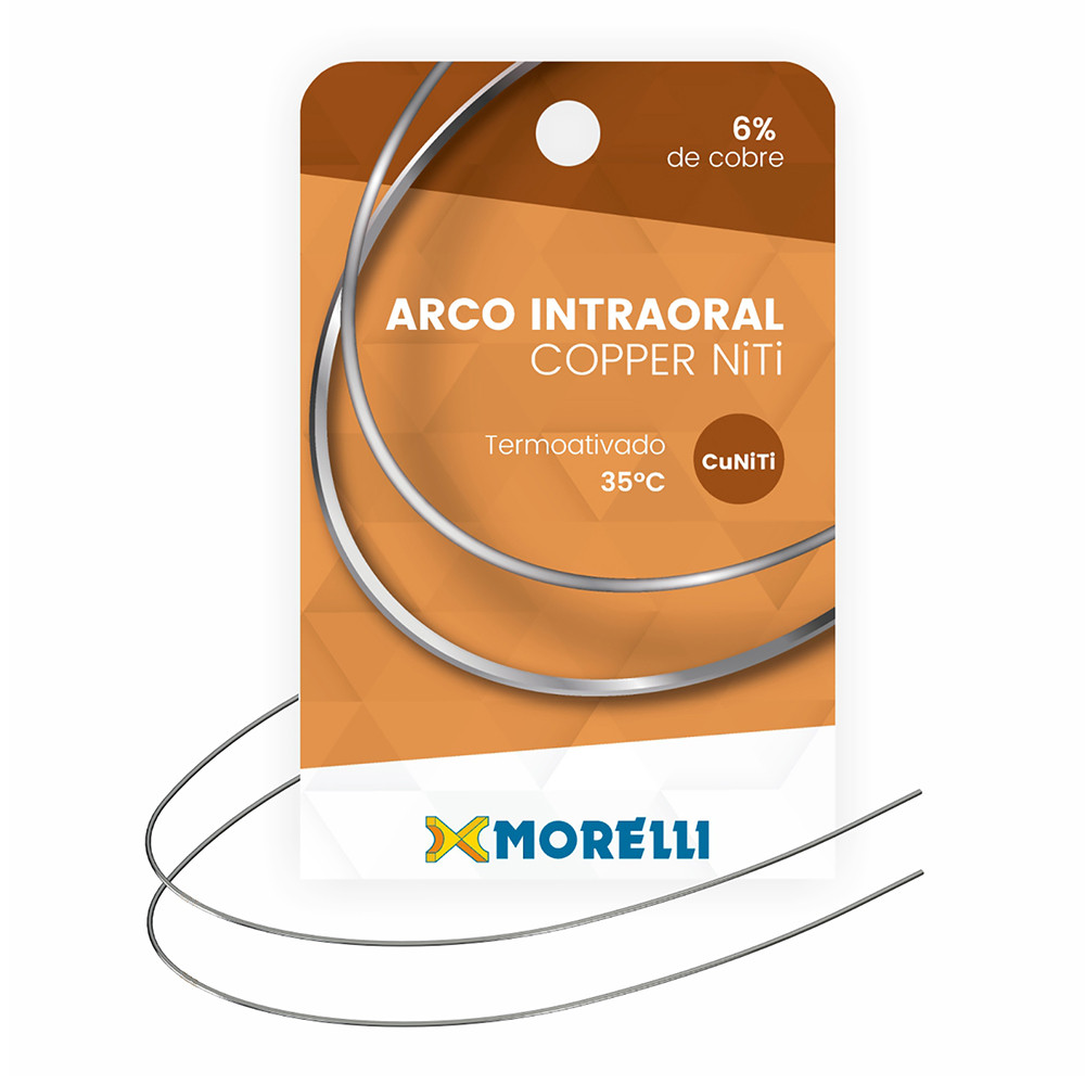 Arco Intraoral Copper NiTi 35°C Inferior Redondo Morelli