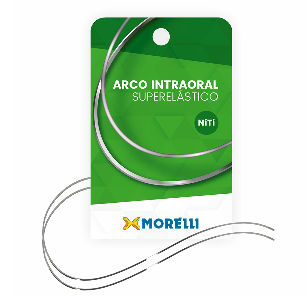 Arco Intraoral Curva Rev SPEE SE Gran NiTi 0.4x0.4mm Morelli