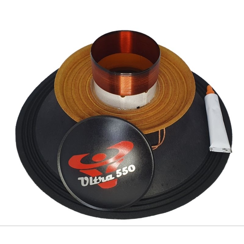 Kit reparo ENERGY compatível c/ alto falante ULTRAVOX 550 12 polegadas 4 ohms + cola