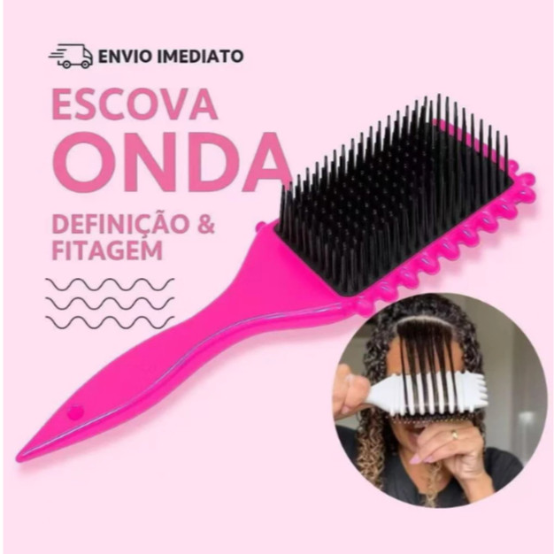 Escova De Estilo Bounce Curl Define De Cachos Pronta EntregaA