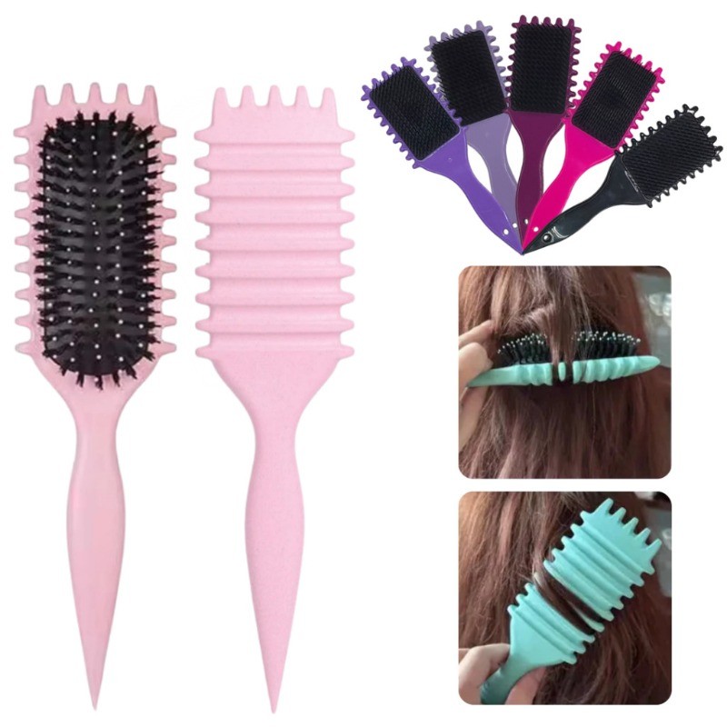 Escova Fitagem HOT Bounce De Cachos Definição para Cabelo Cacheado