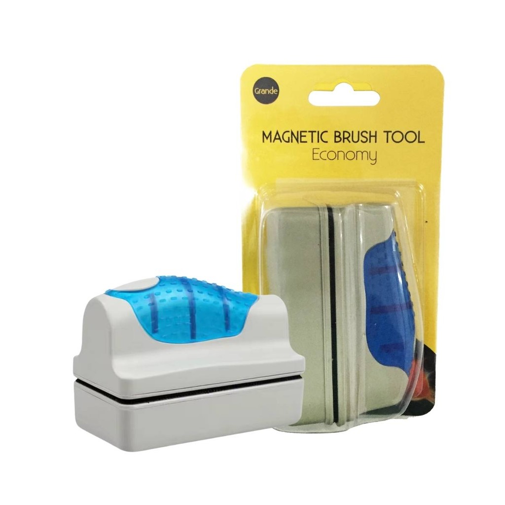 Limpador Grande Magnetico para Aquario Limpa Vidro Peixe Pet