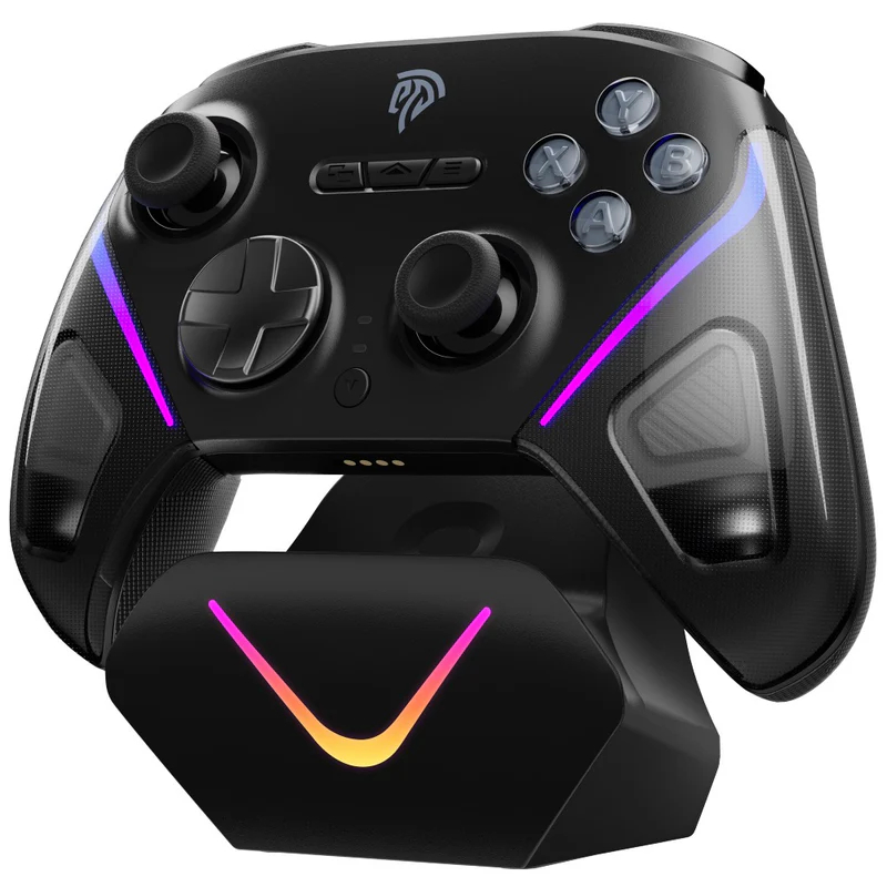 Controle sem fio EasySMX D10 carregamento TMR Sticks Compatível com PC/Switch/Celular/Steam/TV, Função Giroscópio Axis