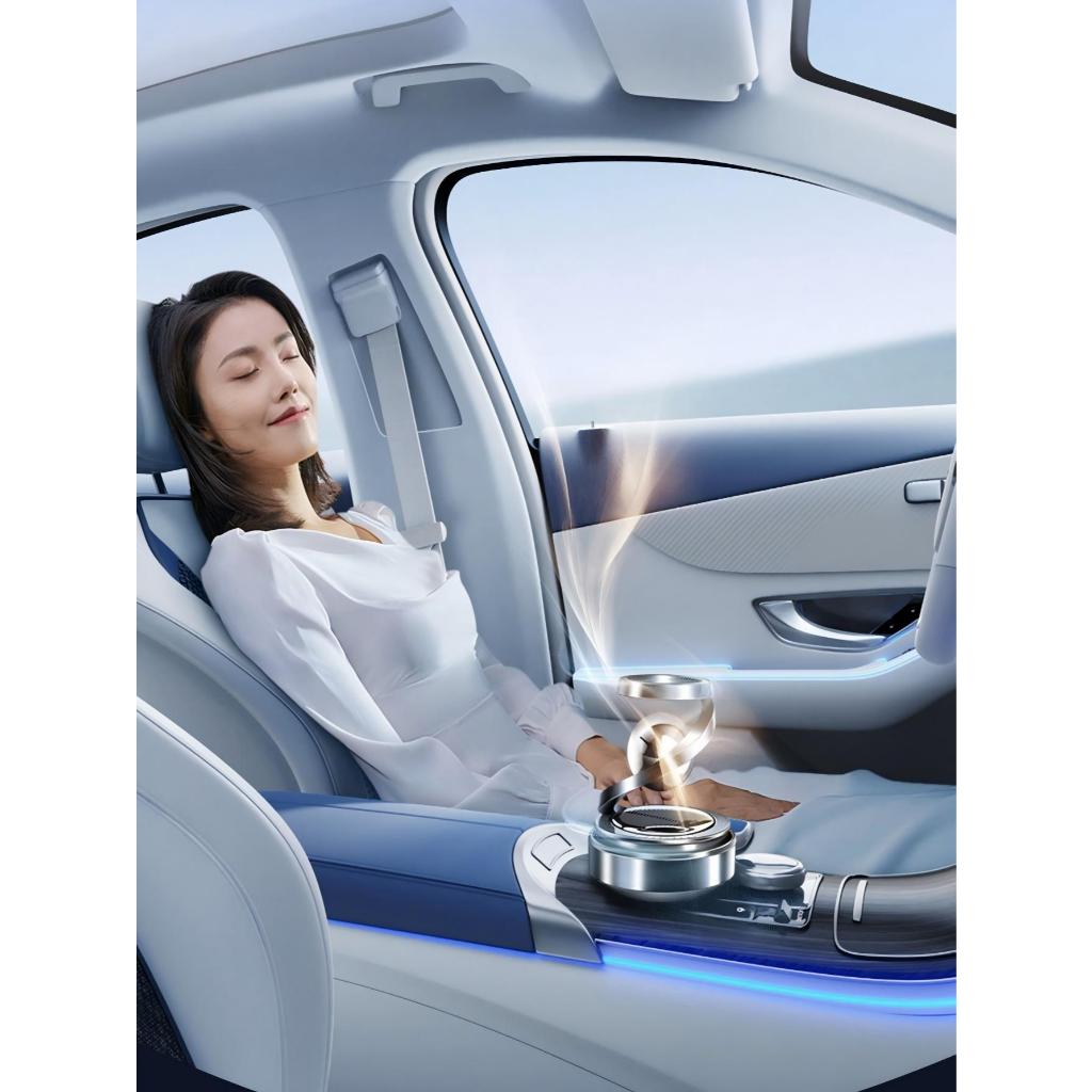 Solar Powered Rotating Car Air Freshener, Difusor com aromas, Purificador de ar, Aromaterapia para veículo, Casa