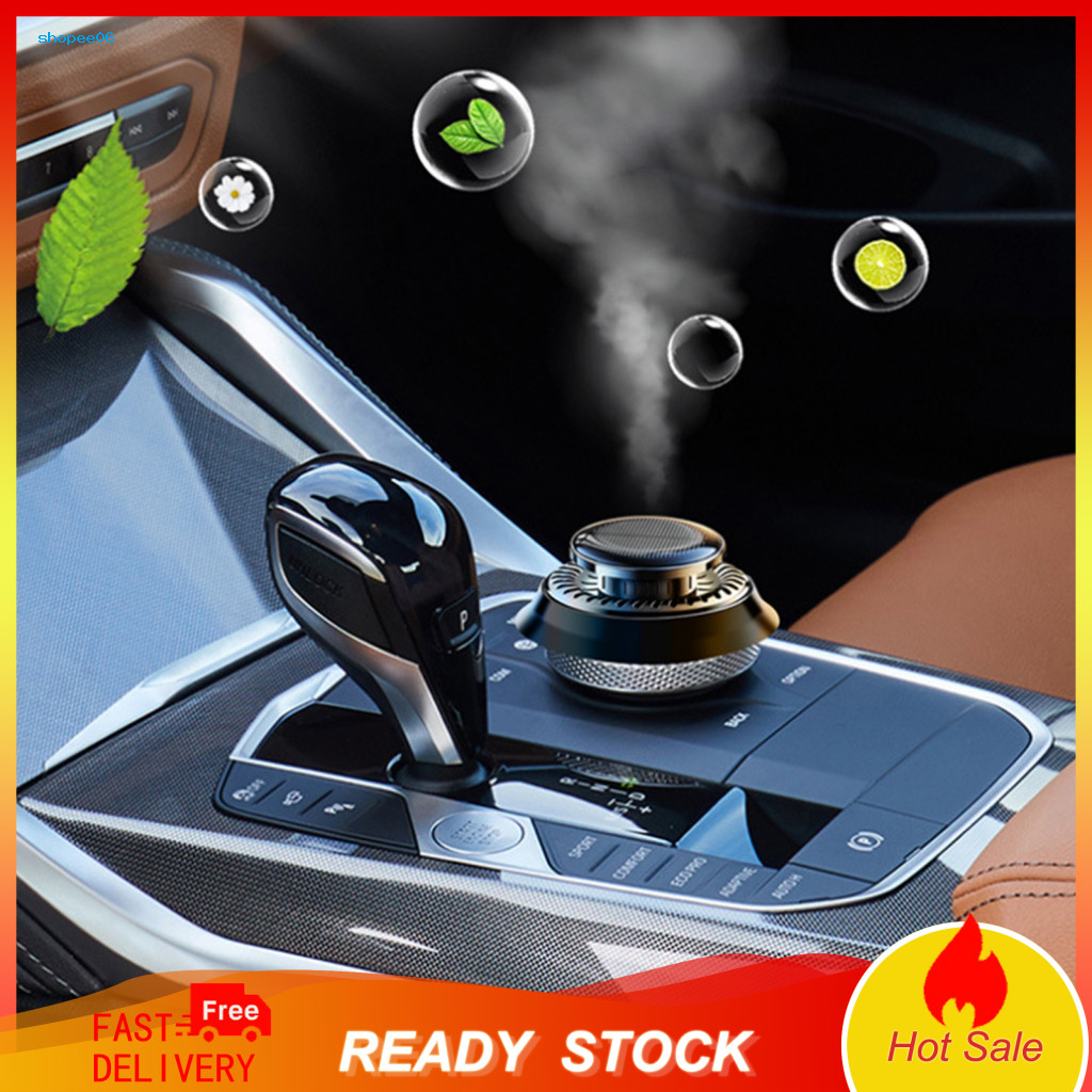 Rotating Car Air Freshener Solar Rotatable Auto Aromatherapy Diffuser Long-lasting Fragrance Accessory Purifying Ornamen