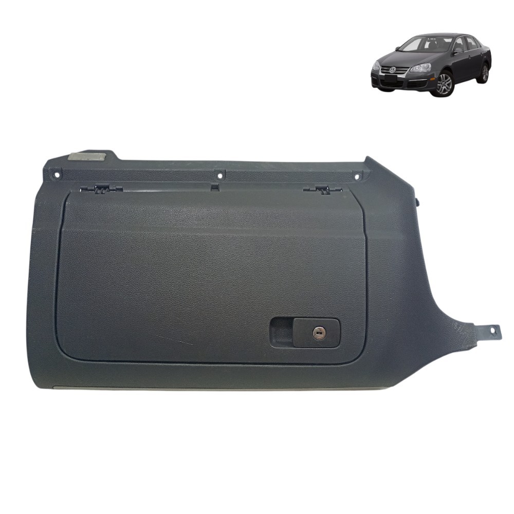 Porta luvas completo Volkswagen Jetta 2007 2010 detalhes