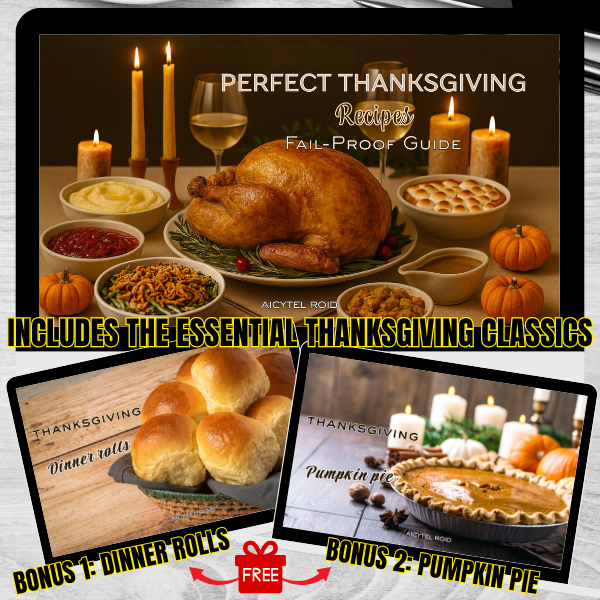 Perfect Thanksgiving Recipes — Fail-Proof Guide + 2 Free Bonuses