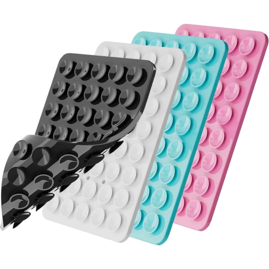 Double Sided Suction Cup Silicone Holder for Reusable Use