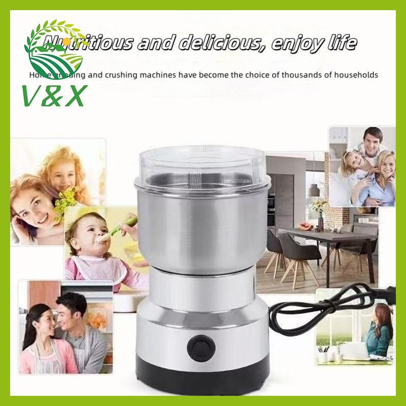 [Snowth] Moedor De Café Elétrico De Aço Inoxidável , Moagem Rápida , Baixo Ruído , Controle De Um Toque Para Home Office