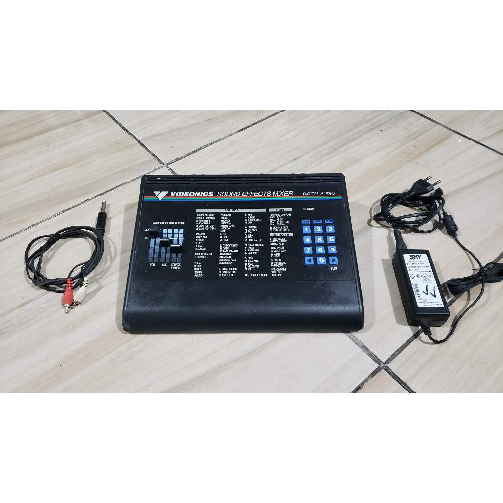 Videonics Sound Effects Mixer Digital Audio - Se-1. Tudo Ok!