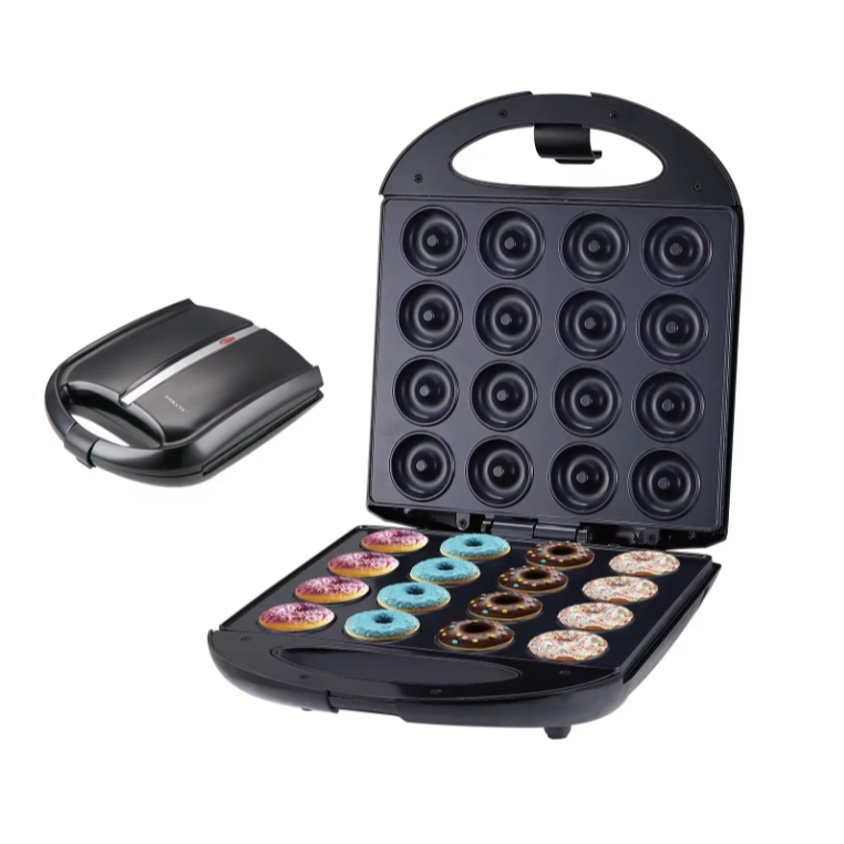 Máquina Para Fazer Donuts Caseiro 16 Rosquinhas Portátil 110v