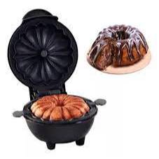 Mini Maquina de Assar Bolo Portátil Antiaderente Bundt Maker 110v ou 220v