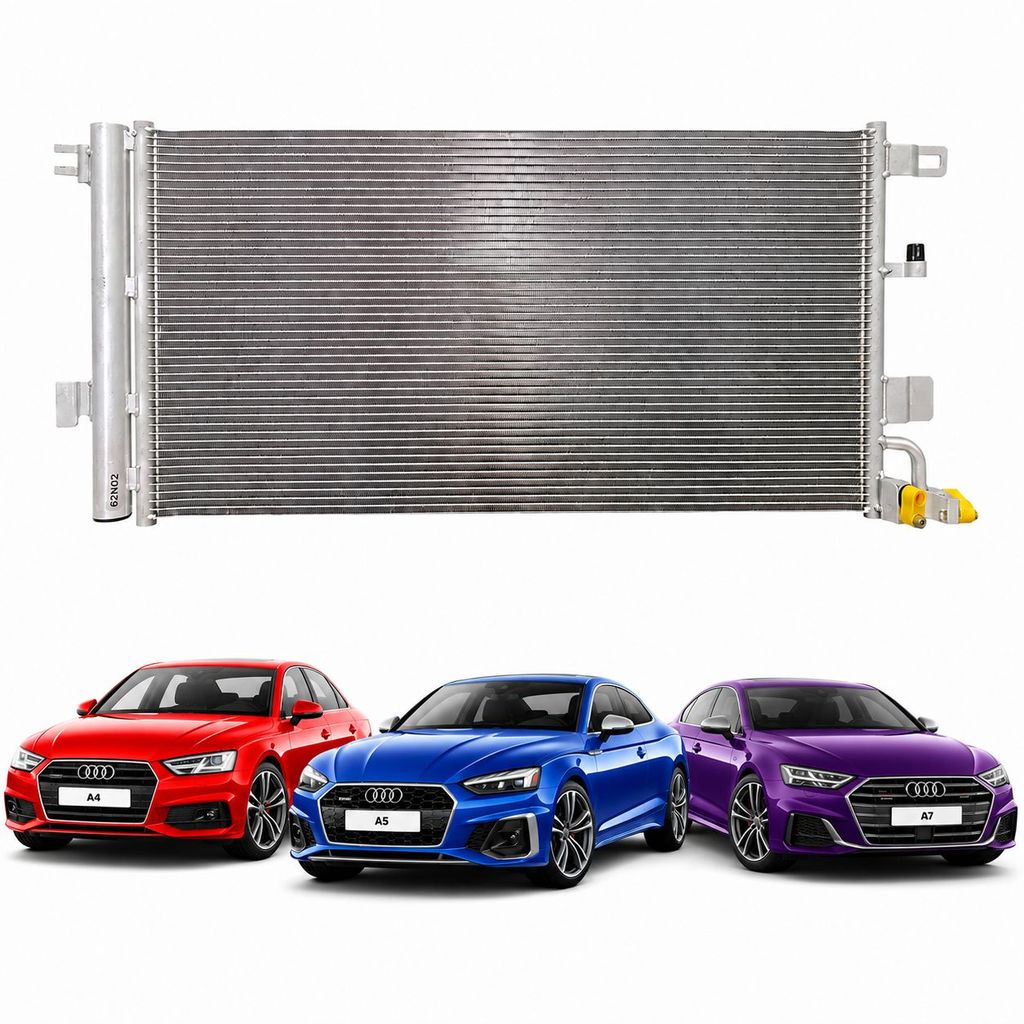 Condensador Ar Condicionado Audi A4 A5 A6 A7 Rs6 Rs7 2.0 2015 a 2022