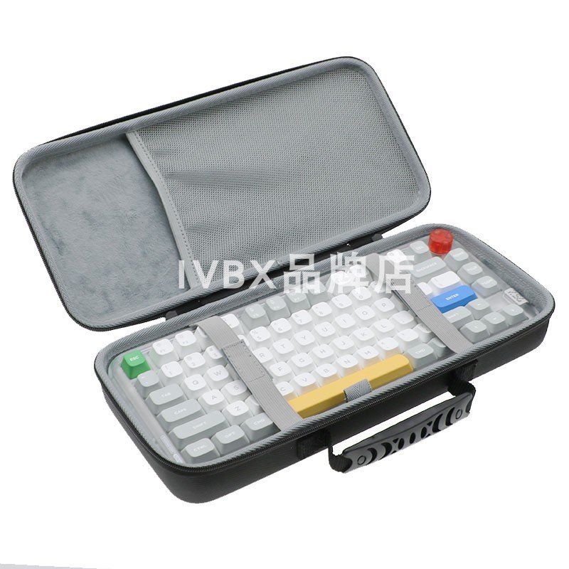 Adequado para NuPhy Node75 posição chave baixo eixo saco de armazenamento de teclado mecânico portátil caixa protetora c