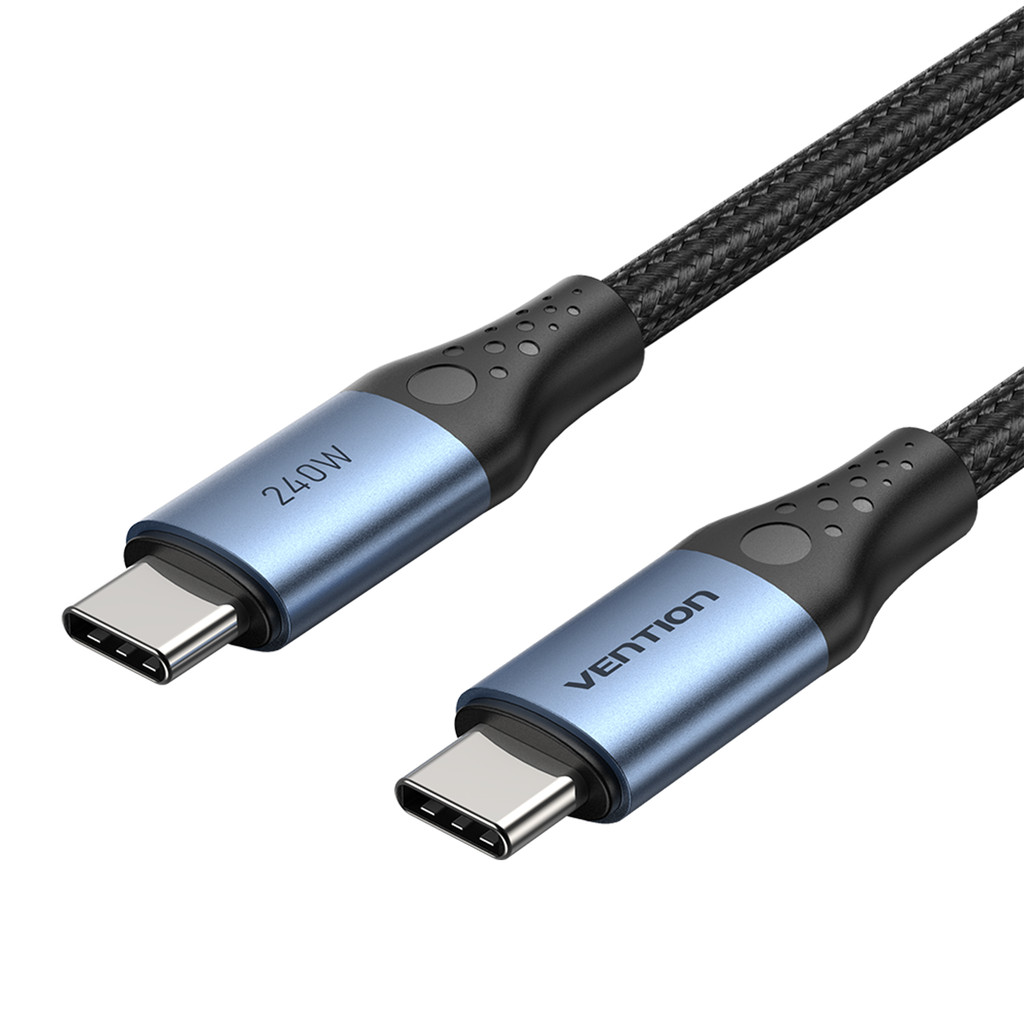 Cabo Usb-C p/ Tipo-C Turbo Celular Note 240w 5a 50cm Vention