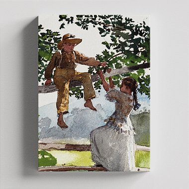 Quadro Canvas On the Fence Borda Infinita 40x60cm