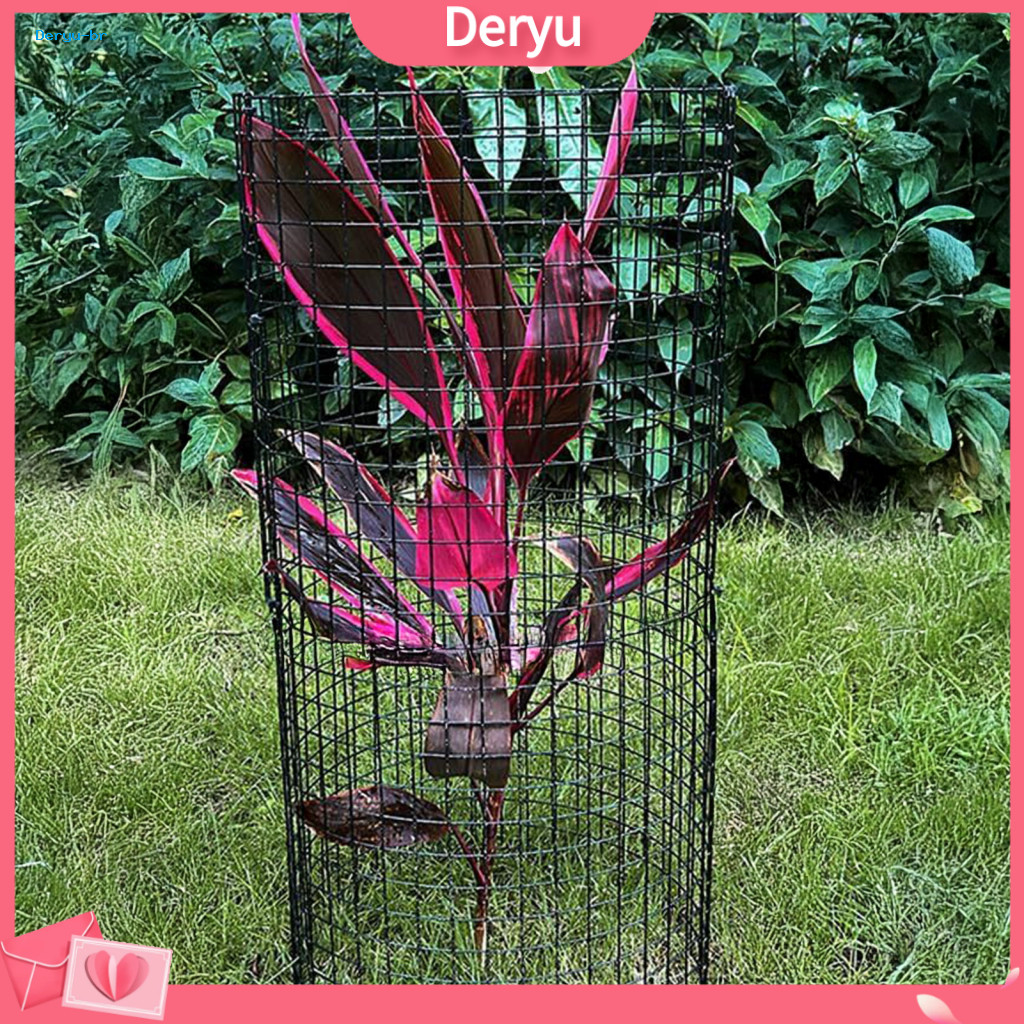 Squirrel Deterrent for Plants Metal Plant Protector Cage with Wire Mesh Panels Stakes Zip Ties – Durable Garden Fence