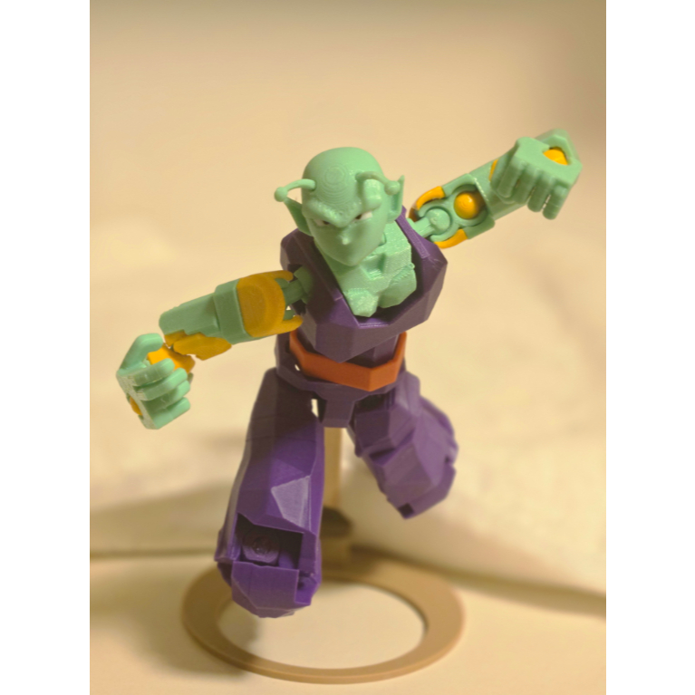 Muggora Boneco Dummy 13 Piccolo Articulado Dragon Ball Entregue montado