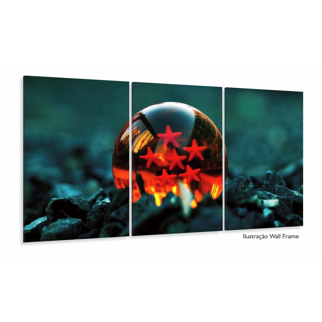 Quadros Decorativos Mosaico Anime Dragon Ball Goku Picolo 005 3 Peças 50x30