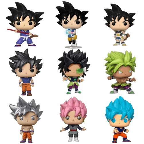 Bonecos colecionáveis Dragon Ball - Goku,Vegeta,Kuririn,Piccolo,Cell,Majin Buu,Mestre Kame,Shenlong, Action Figure