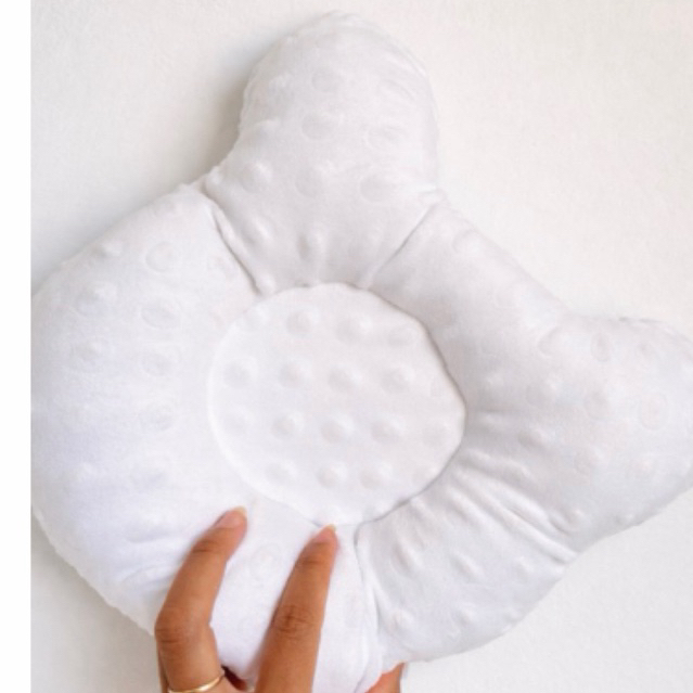 Travesseiro Anatômico Almofada  Modelador Apoio Bebe para Berço carrinho  Tecido soft push