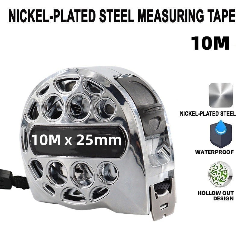 3/5/7.5/ 10M High Precision Stainless Steel Tape Measure Hollow Design