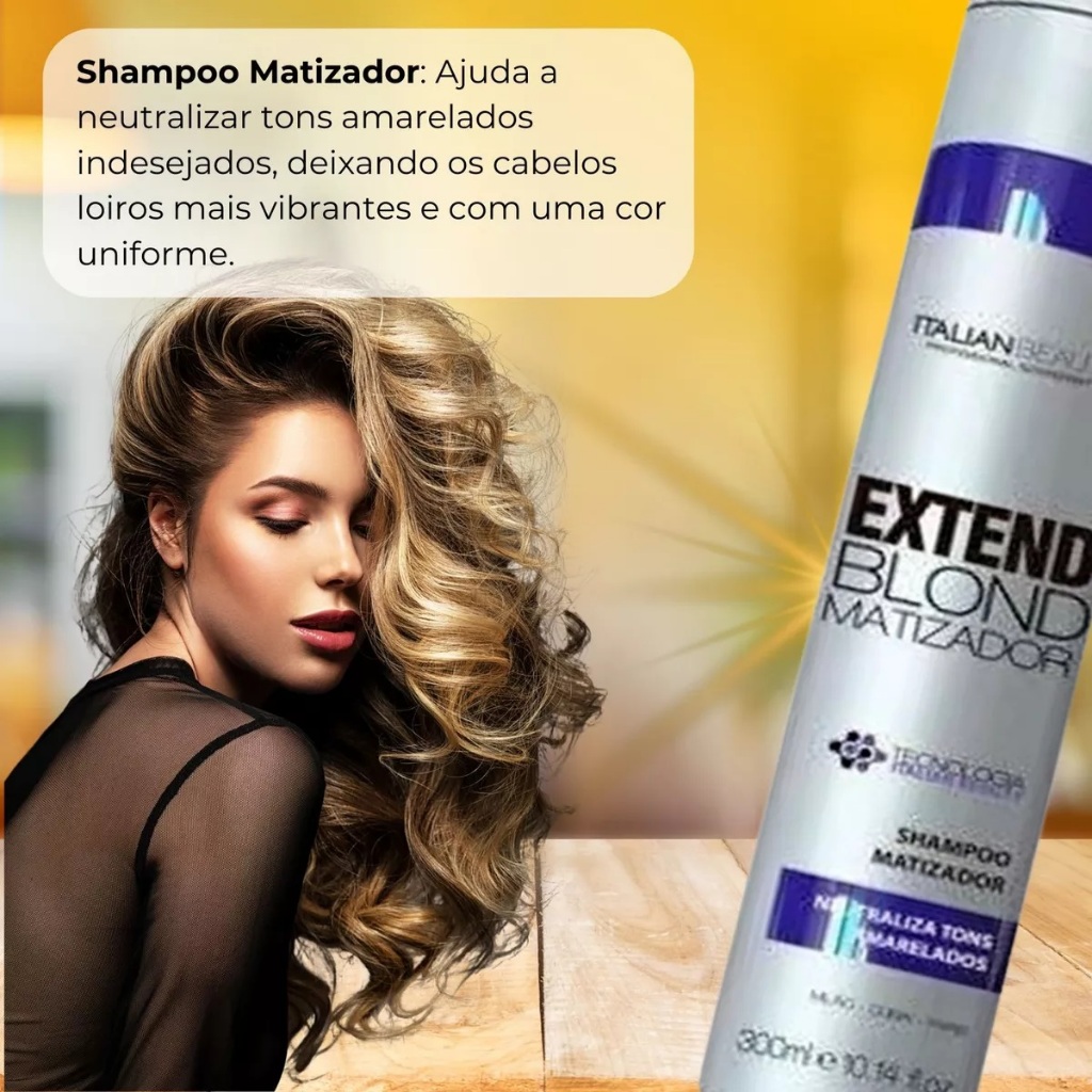 Shampoo Violeta Extend Blond Italian Beauty Loiras Matizador