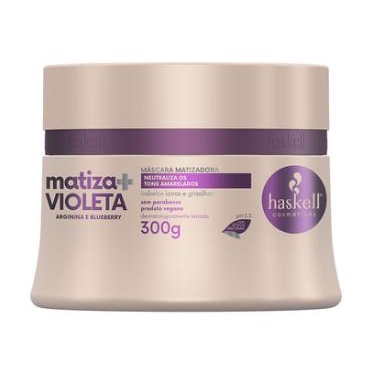 Haskell Máscara Matizadora Roxa Cabelos Loiros Extend Color Matiza+ 300g