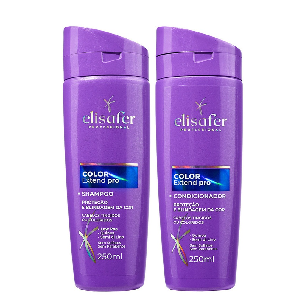 Elisafer Color Extend Pro Kit Shampoo e Condicionador