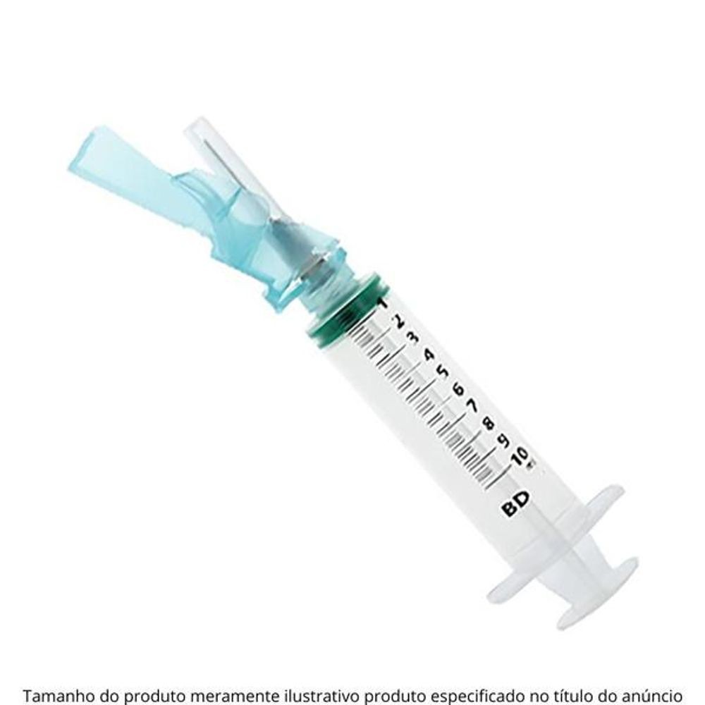SERINGA 10ML LUER LOK EMERALD SAF-T BD