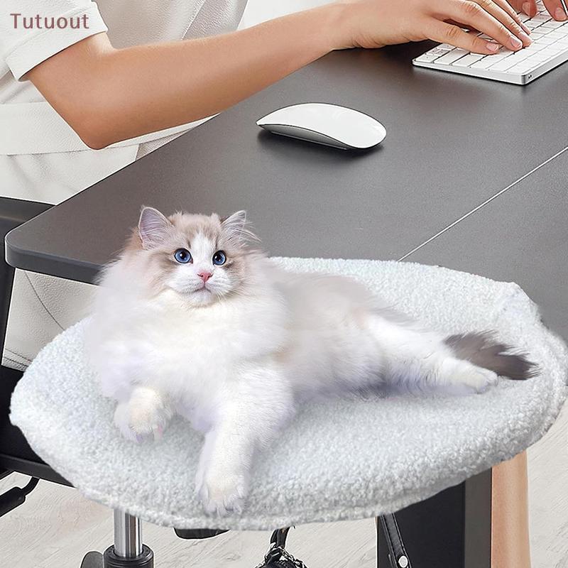 TUTU Cat Desk Bed Perchfortable Soft Round Desktop Cama Para Gatos Suporte Mesa Ninho Com Tapete Animais De Estimação Tr