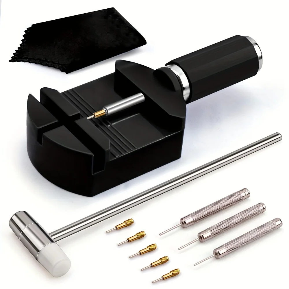 11Pcs Watch Banda Conjunto De Ferramentas De Ajuste Kit De Reparo De Telefone Multifuncional