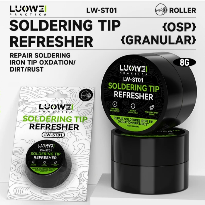 Luowei LW-ST01 – Limpador De Ponta De Ferro De Solda Profissional