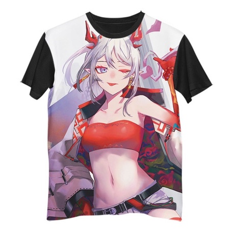 Pt Camisa Camiseta Anime Cute Red Elf Girl Swordmaster G1522