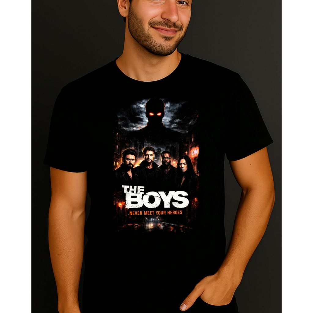 Camiseta | The Boys Série Never Meet Your Heroes 100% Algodão Unissex Estampa Autoral