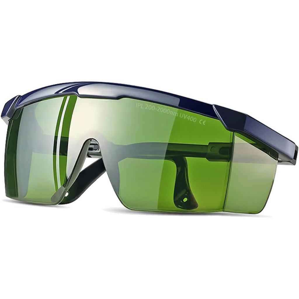 IPL Safety Glasses 200-2000nm for Laser & Intense Pulsed Light Protection, Professional Eye Protection for IPL Hair Remo