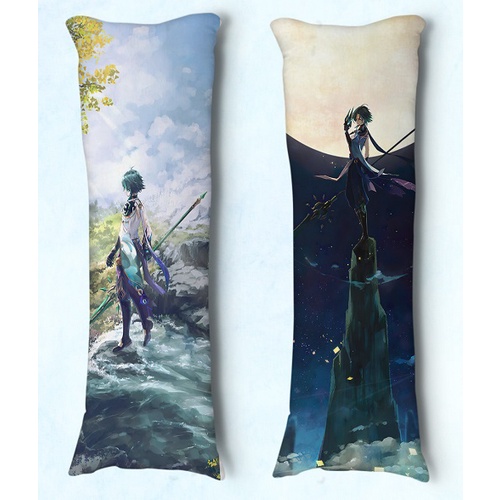 Fronha dakimakura Genshin Impact Xiao 10 Vários Tamanhos