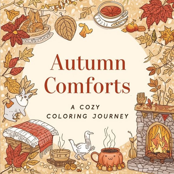 Autumn Comforts - A Cozy Coloring Journey