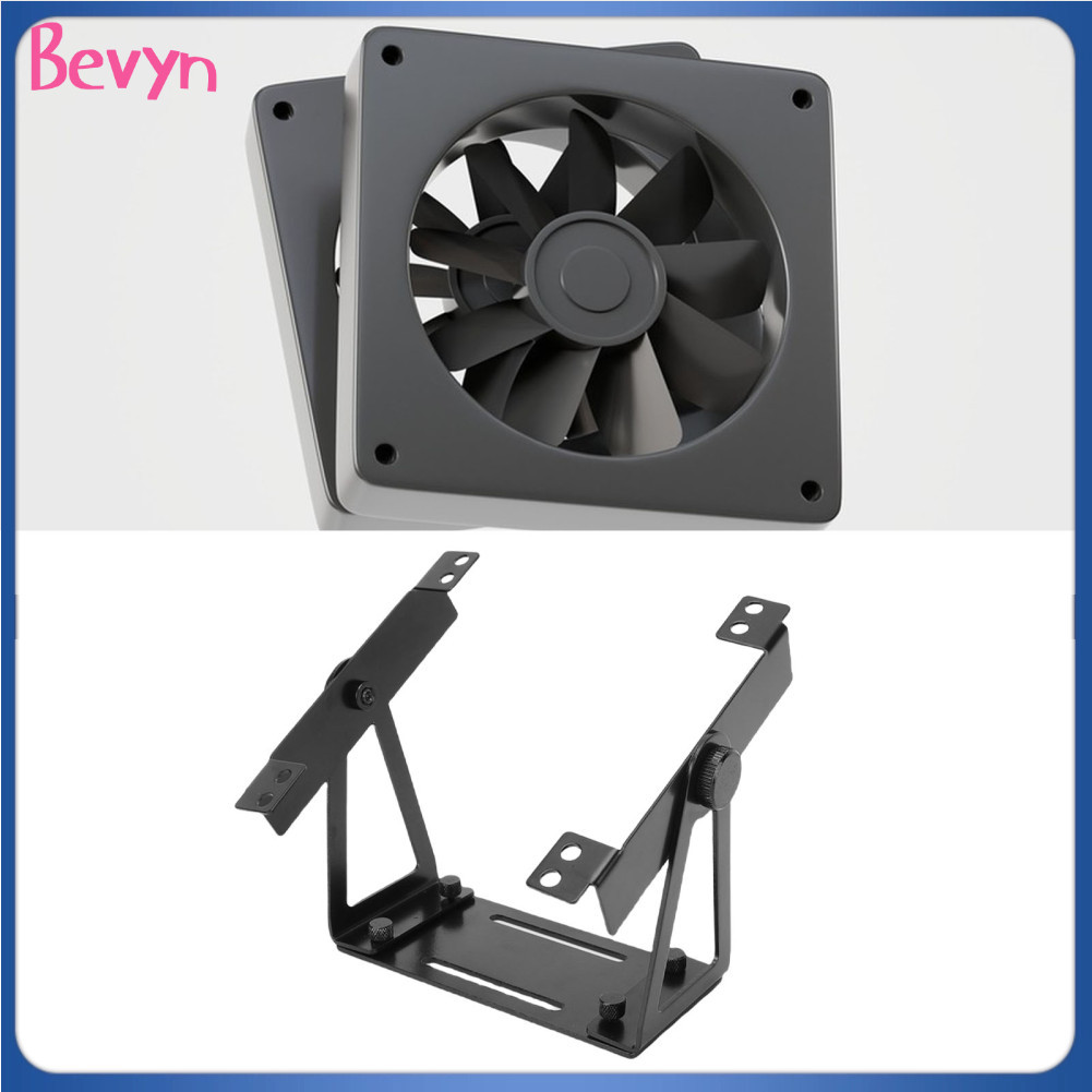 Bevyn-br Cryfokt 360 Pivoting Desk Fan Stand Mount Suporte multiuso para computador Fácil de instalar Liga de alumínio