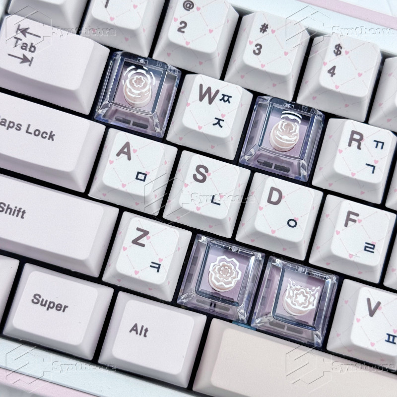 Valorant Fearless Covenant Cherry Profile keycaps 4 Teclas DIY