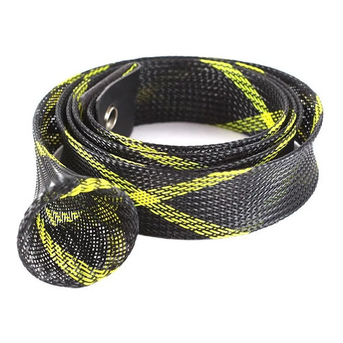 Capa De Vara De Pesca - Rod Cover Lizard 1,50m Black Yellow Preto