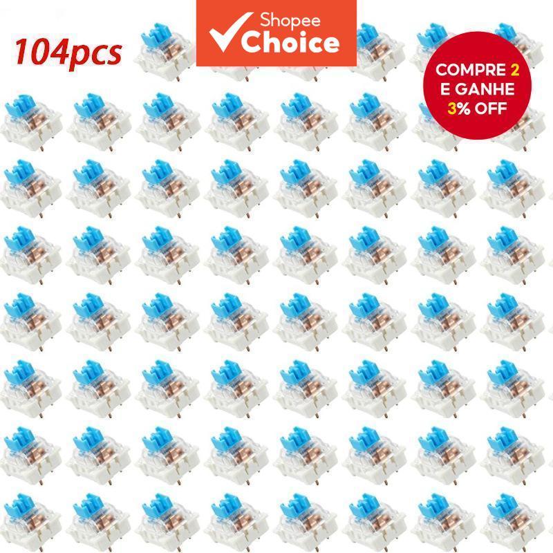 Interruptores De Teclado Mecânico Clicky & Tátil , Lineares Universais Com design À Prova De Poeira , Personalizáveis E