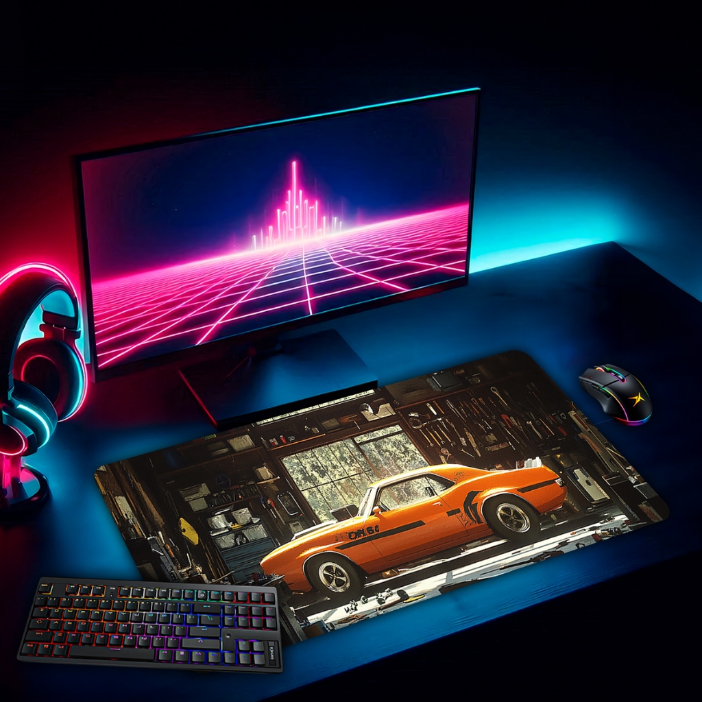 Mouse Pad Gamer Antiderrapante Grande 70x35 80x35 90x40 90x55 cm Jogos Anime Varias Estampas Borda Costurada M1181/1200