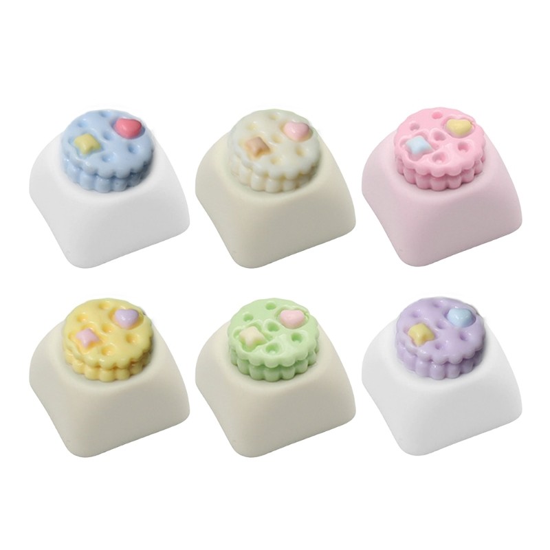 XI Resin ESC Keycap Com Padrão De Sobremesas Fofas 3D Para Teclados Mecânicos