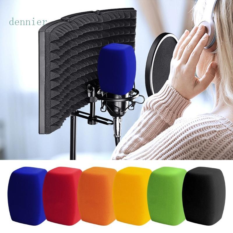 Den Professional Studio Microfones Esponjas Cap Design Quadrilateral Para Melhorar O Isolamento Acústico