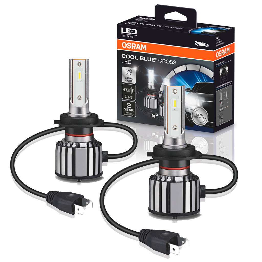 Lâmpada de LED Farol Baixo Space Cross 2012 Até 2017 Osram Cool Blue Cross