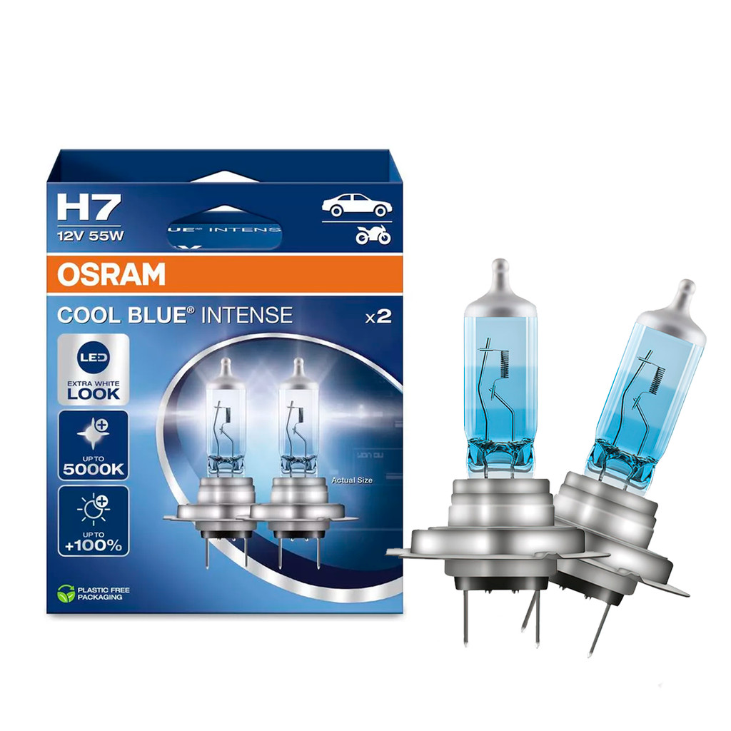Lâmpada Farol Baixo Space Cross 2012 Até 2017 Osram Cool Blue Intense